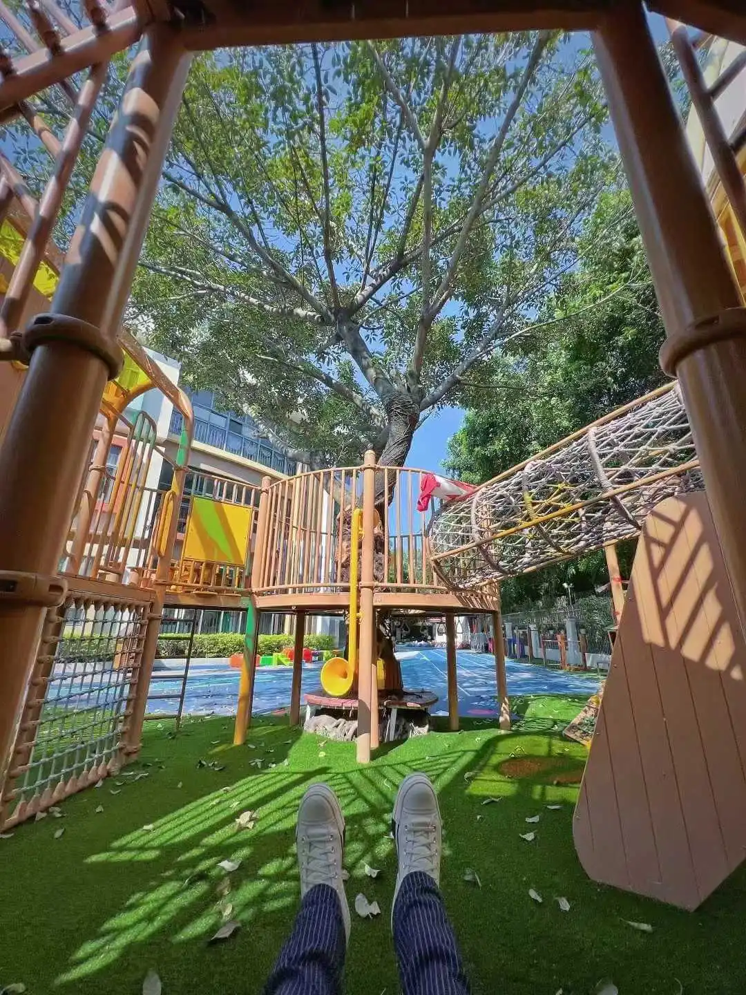 ocket-themed-kindergarten-slide