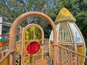 ocket-themed-kindergarten-slide