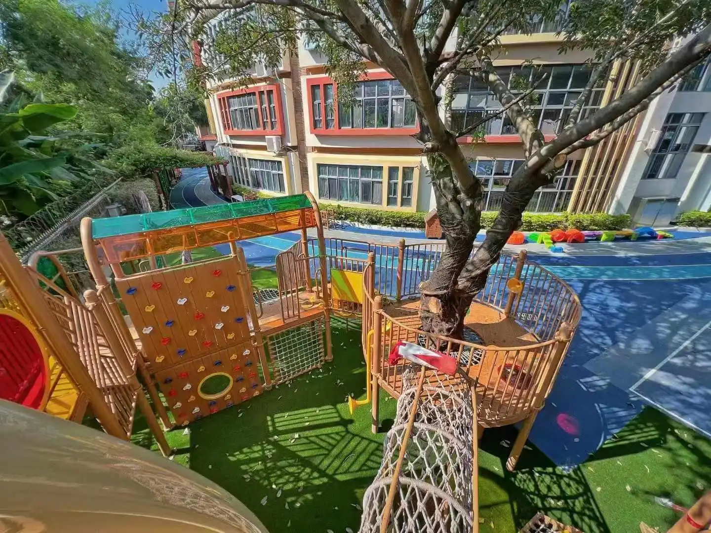 ocket-themed-kindergarten-slide