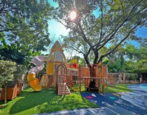 ocket-themed-kindergarten-slide